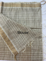 Semi tussar saree MS873 - (2)