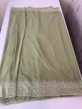 Designer georgette sarees with blouse MGS5321- DuskyGreen