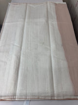 Supernet saree with applique work MCJ5433 - DuskyPeach to White