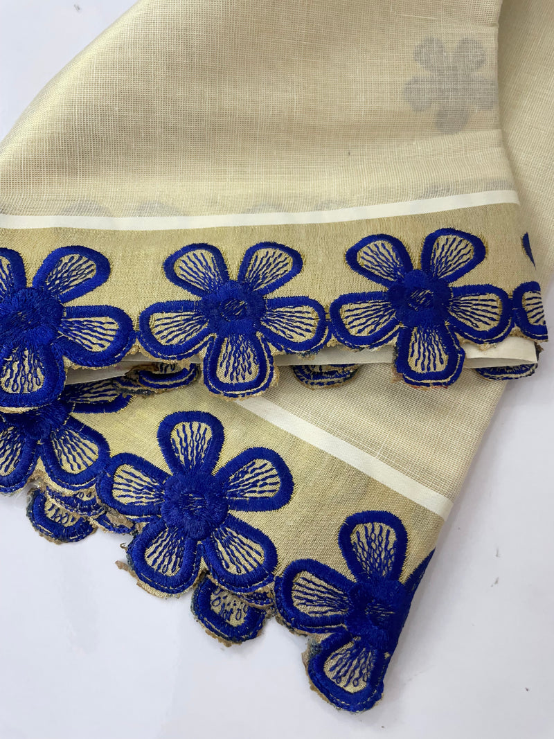 Kerala tissue saree- Gold