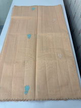 Mul chanderi applique work saree MSH178