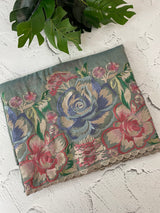 Tissue Georgette - Organza saree with 3d embriodery MS16307