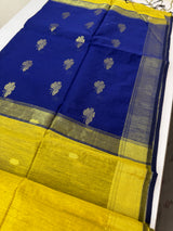 Maheshwari silk saree with zari weaving MMJ764