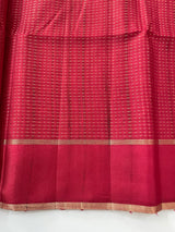 Tussar mix Semi silk saree with small zari weaving MSS8925