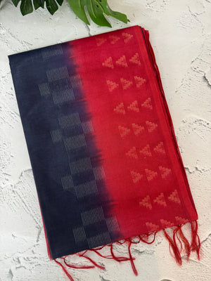 Bhagalpuri Semi tussar saree with contrast borders MST592
