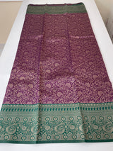 Brocade semi silk saree MS67443
