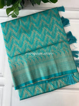 Banarasi soft silk saree MKSS1456 GreenishBlue