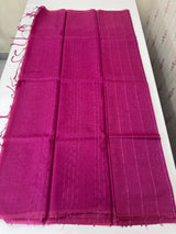 Soft organza saree with thread lines and sequence work MOS868 (17)
