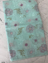 Mul chanderi saree with embroidery - MS14899 PastelBlue