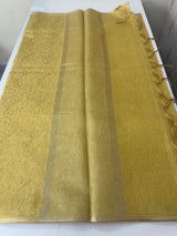 Tissue Silk embriodery saree MS49889- DuskyYellow