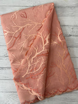 Kota silk embroidery saree  MSH125 - Peach