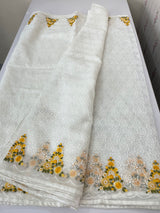 Phulkari NetKota Embroidery saree - MS6006
