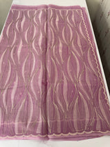 Semi organza saree with thread work - MSH910 Lavender