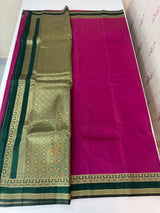 Semi Kanchi pattu saree with broacde blouse MBS7845