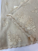 Silky kota embroidery saree  MSK890 Beige
