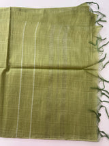 Semi tussar saree MS872- Green