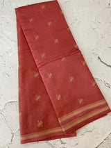 Soft Gachi silk saree with zari weaving MGH76 Peach