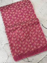 Matka Blended Tussar silk saree with embroidery MMT567