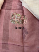 Semi linen saree with blouse MLS8765 (7)