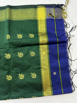 Maheshwari silk saree with zari weaving MMJ764