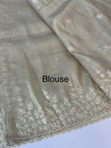Crush Organza embroidery saree MS9740