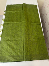 Blended tussar saree with thread work MTS9078- Vintage Jade Green