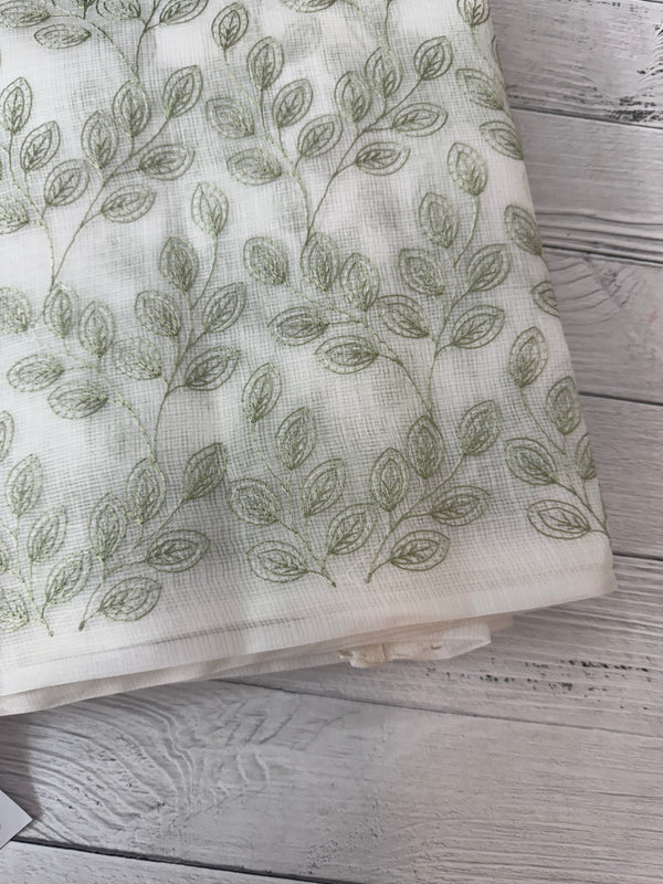 Kota cotton embriodery saree MS1490