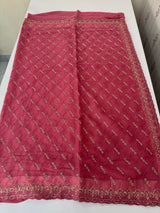 Partywear Georgette saree with cutdana work MSG7888