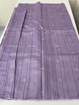 Cutwork Semi tussar saree MTSS657 lavender