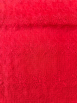 Phulkari Net Kota saree - MS8889 Red (design 2)