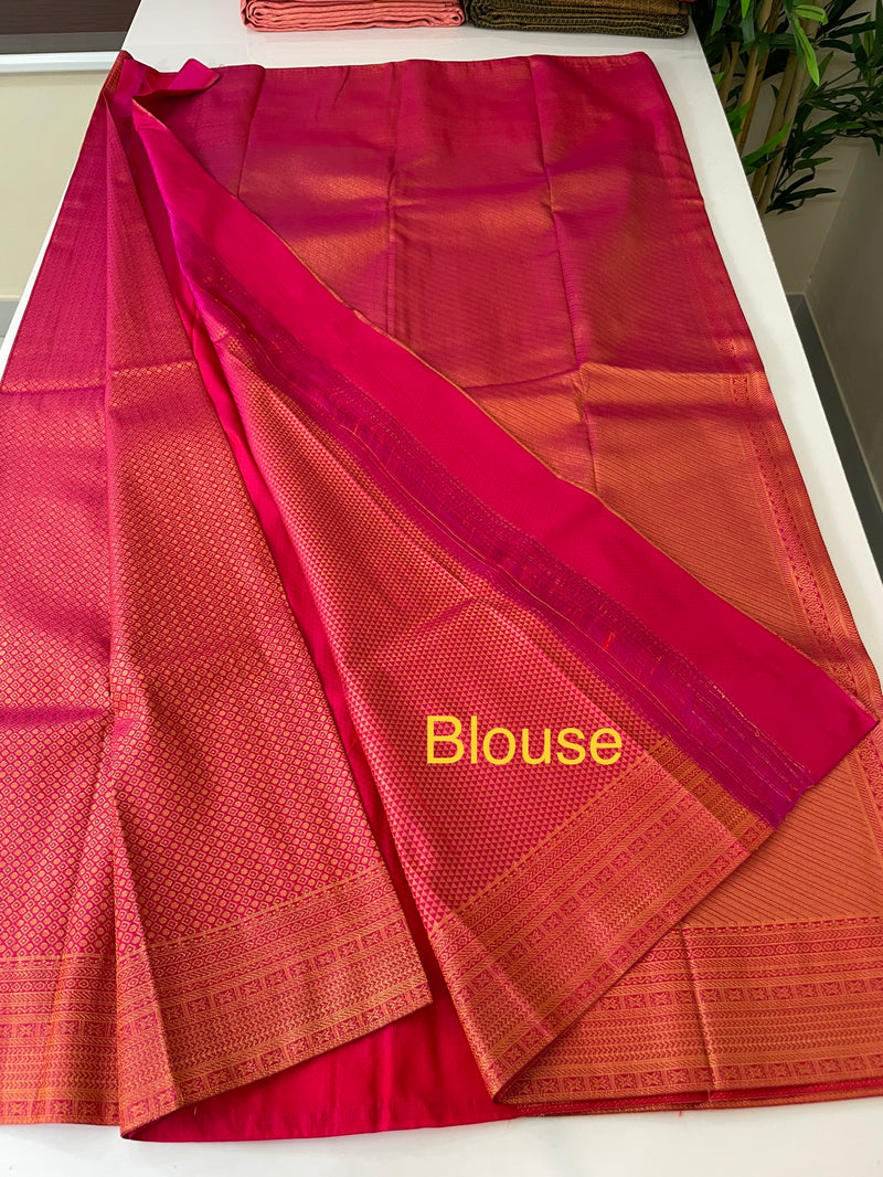 Miriyam Mangalya Pattu Saree MMP657 RaniPink