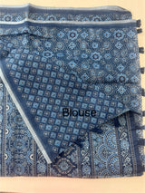 Digital printed semi Linen Saree MLS615 - 1