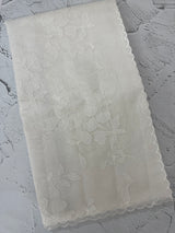 Moonga checks Applique work saree  MSH191 (3) - White