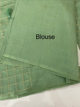 Tussar finish soft silk saree with thread work MTS955