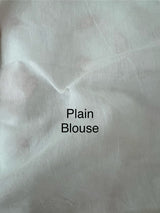 Mul cotton applique work saree with scalloped borders MSH166