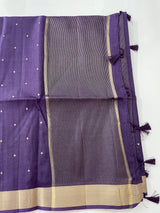 Tussar mix Semi silk saree with small buttas MSS8930