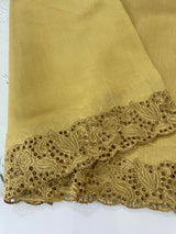 Cutwork Semi silk saree MTSS695