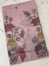 Malai chanderi saree with thread work MSM4567