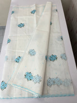 Netkota saree with embroidery MSH201