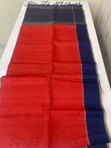 Semi silk saree with zari weaving  MSG6161
