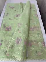 Viscose organza saree with thread work - MSH274