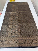 Banarasi semi katan saree MS4901 - Black