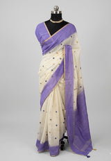 Ombre semi Linen Saree - MSL1514