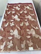 Organza saree with thread work- MC318