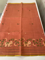 Cotton silk Saree with embroidery MSJ7666