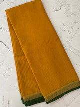 Crepe chiffon saree with small checks zari weaving  MS81890