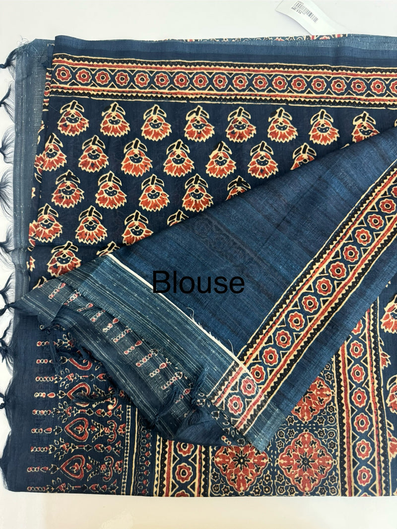 Printed soft crepe silk sarees MS5432