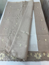 Soft Tissue kota embroidery saree MSK4660 PastelMauve