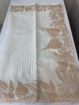 Mul chanderi saree with applique work MSH147 borders- MSH226(1)