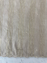 Fancy Chanderi silk saree with blouse MFC218 Taupe